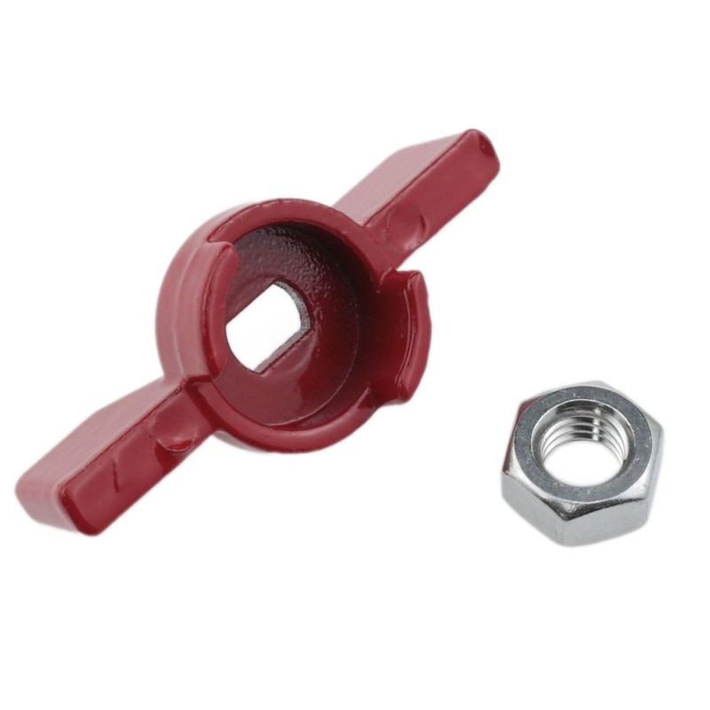 yukata 1 Set DN20 Ball Valve Handle with Nuts, 5