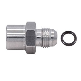 ICT Billet TBI/Vortec 87-98 Truck 6AN Male Flare Return Fuel Line Adapter Fitting to Female M14-1.5 Oring Power Steering and Fuel Adapter Thread Connector Aluminum F06ANFM1415