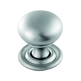 Carlisle Brass FTD1265BSC FTD Hollow Victorian KNOB 32MM, Satin Chrome, 32 mm