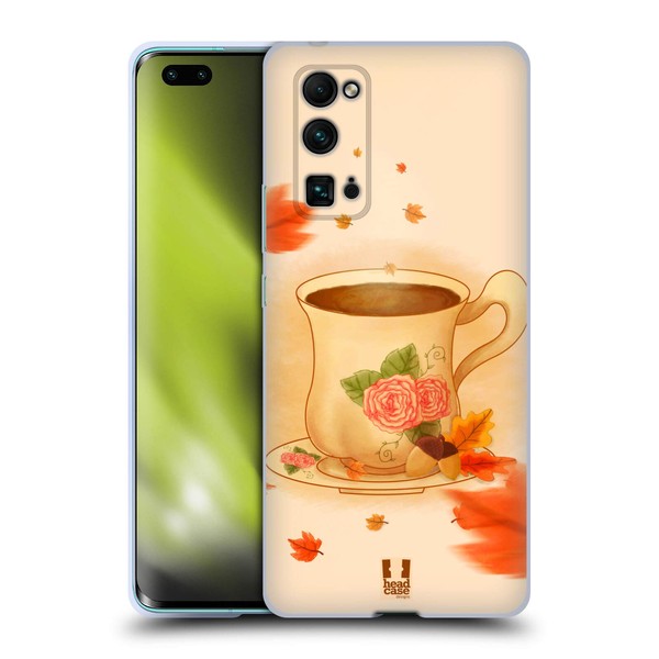 Head Case Designs Cup Of Tea Autumn Soft Gel Case