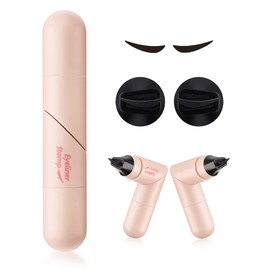 SUMEITANG Black Winged Eyeliner Stamp Pen, Dual Head 90° Rotating Design