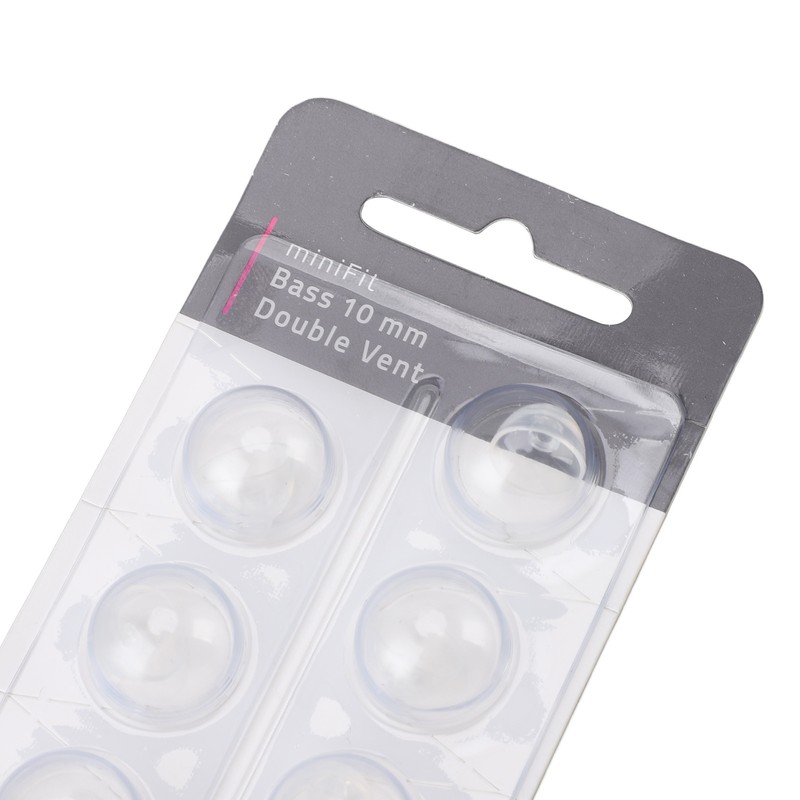 10pcs Double Vent Bass Dome Accessory Single Layer Double Vent