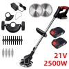 Unbranded 2500W Electric Cordless Grass String Trimmer Lawn Cutter Edger