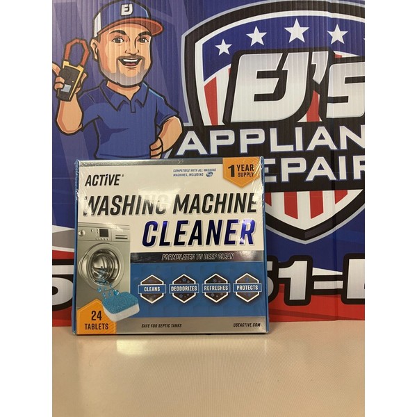 ACTIVE New ACTIVE Washing Machine Cleaner Descaler Deep Cleaning (24