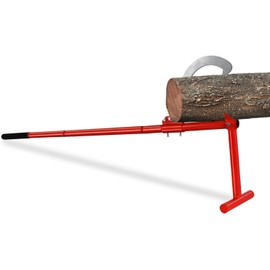 FEBTECH - Timberjack - Log Lifter 48" - Steel Log Jack - Logging Tools and Equipment - for Rolling and Raising Logs - Log Roller for Sawyers, Wood Workers, Loggers and Firewood Enthusiasts