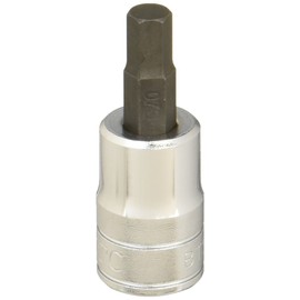 Kyoto Machine Tools (KTC) BT307S 3/8 inch (9.5 mm) Short Hexagon Bit Socket, 0.3 inch (7 mm)