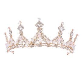 PACKOVE 1Pc Crown Decor Rhinestone Headwear for Birthday Parties and Birthday Accessories for Performances and Celebrations