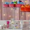 Balsa Circle 6 Tiers Clear Round Crystal Acrylic Cupcake Stand