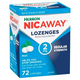 Nicaway 2mg Stop Smoking Mint Lozenge (Pack of 72)