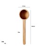 Wooden Coffee Dosing Spoon Set, Powder Spoon Made of Dark