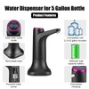 5 Gallon Water Pump with Mobile Base, USB Rechargeable Electric