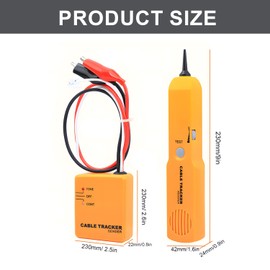 SIGANDG Wire Finder and Sound Generator Cable Break Detector Robotic Lawnmower Identify Lines and Test the Passage of RJ11 Telephone Lines