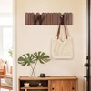 KYIAANY Wall Coat Rack for Entryway: Wooden Modern Heavy Duty