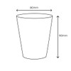 DeinPack Environmentally Friendly Coffee Cups Pack of 200 Paper Cups