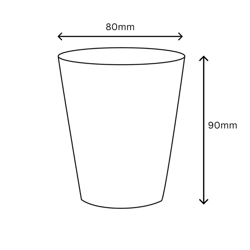 DeinPack Environmentally Friendly Coffee Cups Pack of 200 Paper Cups