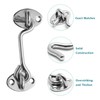 LDEXIN 2 Pack 4 Inch Gate Hook and Eye Latch