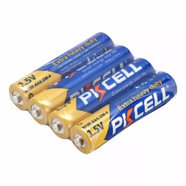 PKCELL Up to 100pcs AA AAA Batteries 1.5V E92 R03P R6P PC1500 Zinc-Carbon PKCELL - AAA, 20pcs