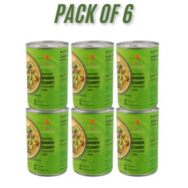 Islands Harvest Organic Green Curry Coconut Milk Pack of 6 - Vegan, Kosher, Halal, Non-GMO, USDA Organic - No Added Artificial Flavors, Colors or Preservatives. For Curries, Such As Green Beans, Broccoli, Carrot