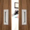Malimali 6 Inch Recessed Finger Flush Pulls for Pocket Door