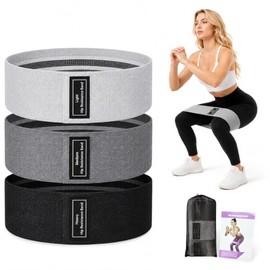 Bandas de Resistencia Ejercicio 3Pzs, Bandas Elasticas Musculacion Fitness