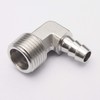 LTWFITTING 90 Degree Elbow Stainless Steel 316 Barb Fitting 3/8"