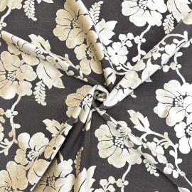 Plankroad Enchanted Floral Textured Chenille Upholstery Fabric 56"