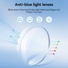 Dollger Safety Glasses With Progressive Reading 1.5 Lens and blue