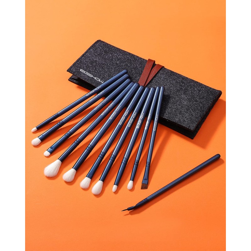 Eye Makeup Brush,EIGSHOW 11pcs Essential Eyeshadow Brush Set Eyeshadow Blending