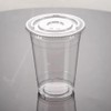 Clear Plastic Cups with Lids and Straws, 16 oz, 100-Pack,