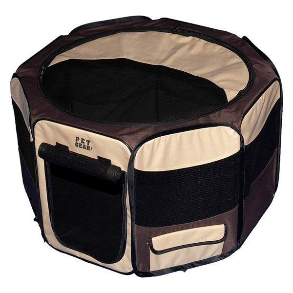 Pet Gear Travel Lite Portable Play Pen/Soft Crate with Removable