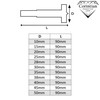 Corintian HSS Forstner Drill Bit - Wood Drill Diameter 10-50