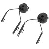 2PCS Headset Helmet Adapter Nylon Helmet Arc Rail Suspension Headset