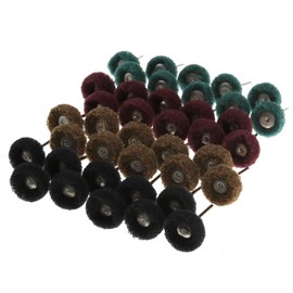 OTOTEC 40 Stück 25mm Polierstifte Polierscheibe Polierköpfe Polieraufsatz