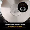 Guy Fieri's Flavortown 3.2-Quart Stainless Steel Sauce Pan with Tempered