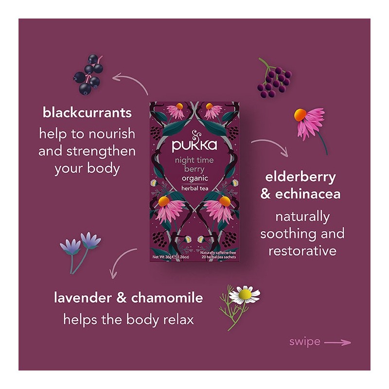 Pukka Organic Night Time Berry Tea