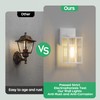 White Outdoor Lights for House, LED Exterior Front Porch Light