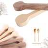 Wood Carving Spoon Blank Beech and Walnut Wood Unfinished Wooden