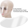 Protector de Ojos Desechable de Plástico, 50Pcs Viseras Faciales Desechables,