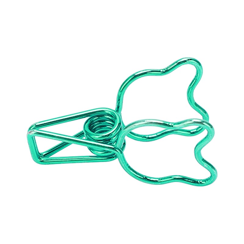 100pcs Small Binder Clips Multipurpose Innovative Little Bear Shape Strong
