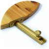 SUPERTOOL Surface Latch, 1PC Brass Door Bolt Unrust Simple Barrel