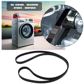 ECSiNG 5EPJ1255 V-belt for washing machine 00439490 00678915 compatible with Bosch Siemens Maxx Series 2 Series 4 Series 6 Avantixx Classixx VarioPerfect IQ300
