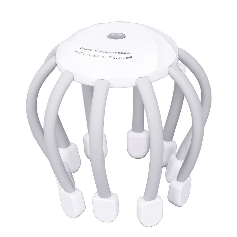 Electric Claw Head Massager with Heating 4 Modes Red LED