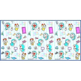 Asahi Koyo Doraemon Leisure Sheet, For 2-3 People, Blue, Length 35.4 x Width 70.9 inches (90 x 180 cm), Approx. 1 Tatami Mat