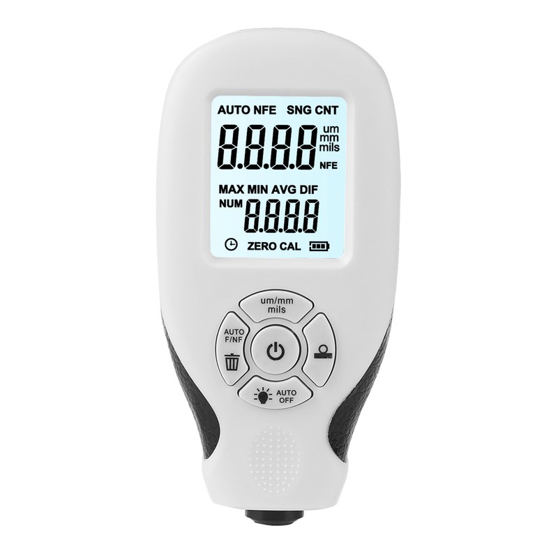 Paint Thickness Tester Car Coating Film Thickness Gauge 0~2000um Digital