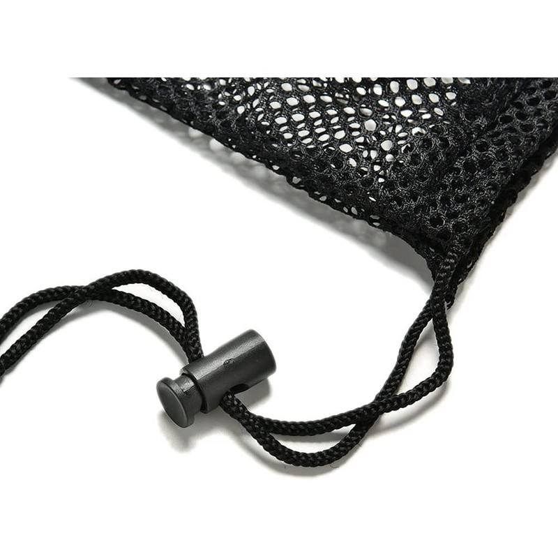 8PCS Mesh Bags Drawstring Bag Set - Nylon Mesh Drawstring