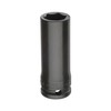 Impact socket 1/2", long 19 mm