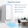 Mini Plug-In Air Ionizer for Home - No Filter Needed,