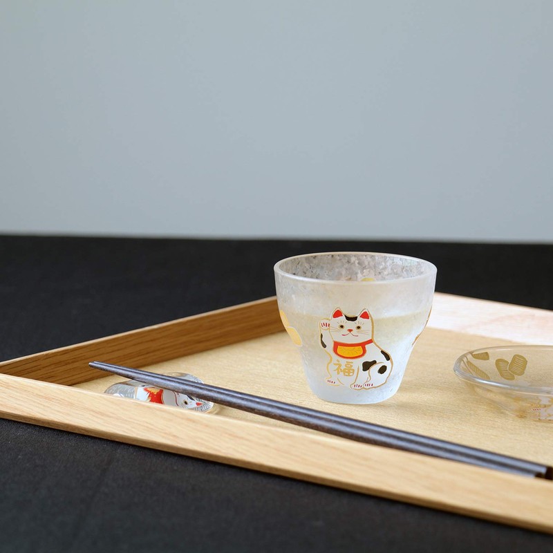 Aderia S-6285 Mono Cup Pair Set, Lucky Lucky Neko Dharma,