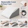 Leg Elevation Wedge Pillow for Rest & Sleeping – 8-Inch