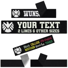 Avenger Velcro Patch Personalise Superhero Patch with Velcro Individual Name Tags Design Velcro Patch 125 x 25 mm